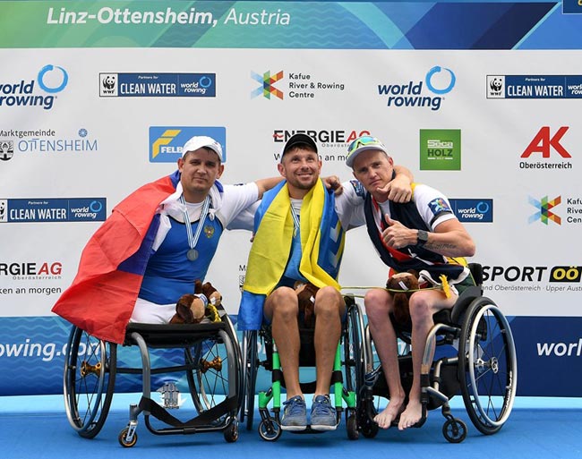 Украинский пара-гребец  Роман Полянский завоевал золото на чемпионате мира в Австрии