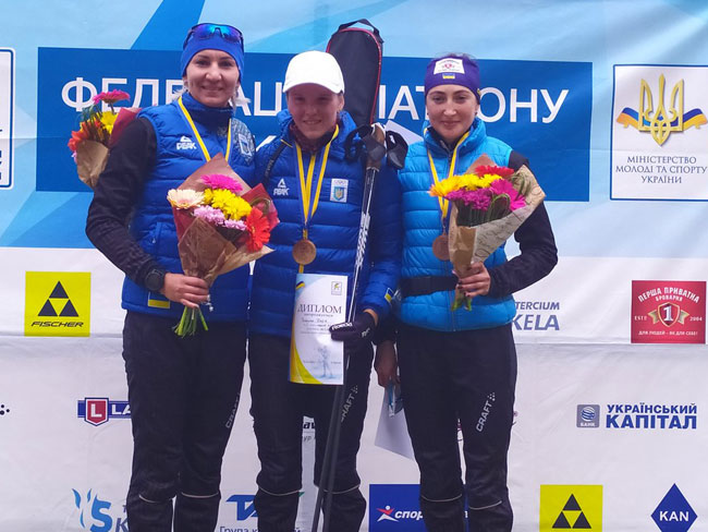 Дарья Блашко выиграла спринт на летнем чемпионате Украины по биатлону. Фото biathlon.com.ua