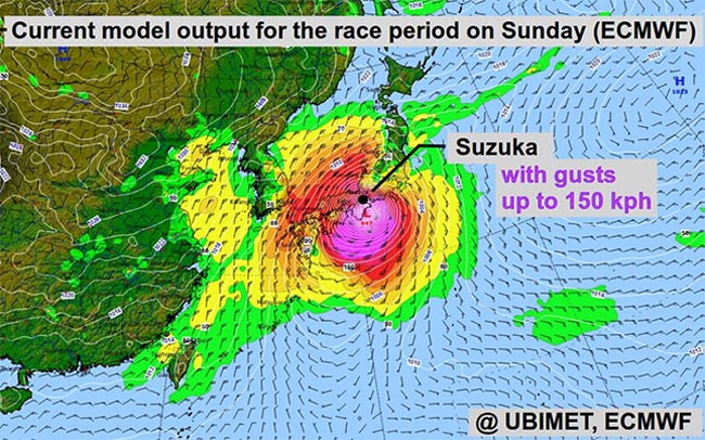 Проведению Гран-при Японии угрожает тайфун