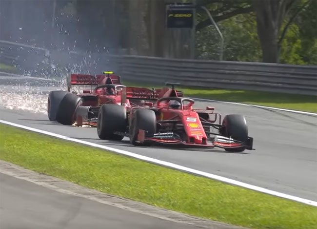 Гонщики Ferrari не признают свою вину в столкновении
