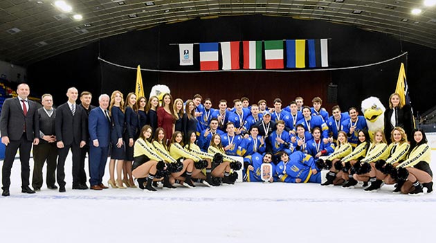 Молодежная сборная Украины – бронзовый призер ЧМ по хоккею U-20 в Киеве
