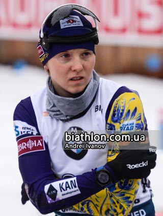 Дарья Блашко: На стойке не хватило концентрации. Фото biathlon.com.ua