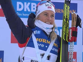Норвежка Экхофф выиграла спринт на этапе КМ в Рупольдинге; Джима – 29-я