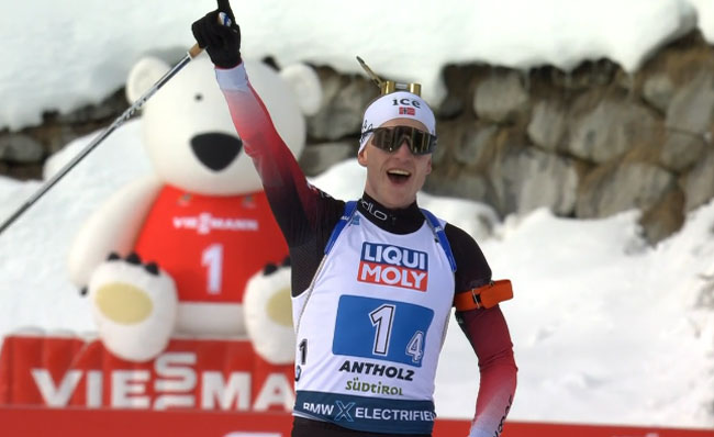 Норвежские биатлонисты – чемпионы мира в смешанной эстафете; украинцы – пятые