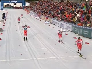 Норвежец Клебо выиграл спринт на пятом этапе «Ски Тура»