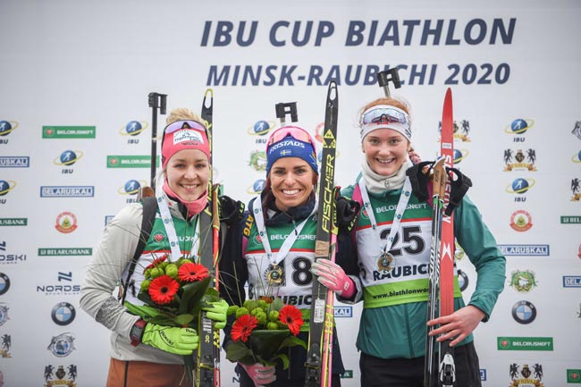 Шведка Хёгберг выиграла спринт  на этапе Кубка IBU в Раубичах; Белкина – 20-я