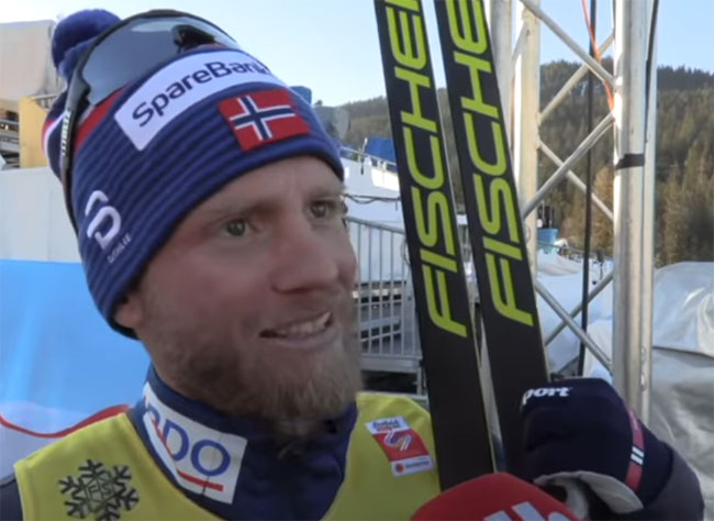 Двукратный олимпийский чемпион Сундбю выведен из состава сборной Норвегии по лыжным гонкам
