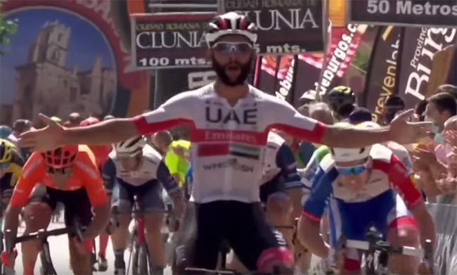 Гавирия выиграл 2-й этап велогонки «Вуэльта Бургоса»; Гросшартнер лидирует в тотале