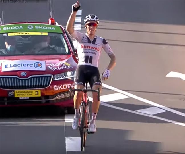 «Тур де Франс». Датчанин Сорен Андерсен победил на 19-м этапе