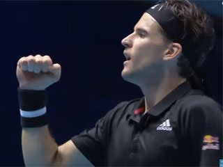 Доминик Тим досрочно вышел в полуфинал Итогового турнира ATP