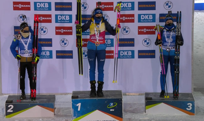 Шведка Ханна Эберг выиграла спринт на втором этапе КМ; Валентина Семеренко - девятая