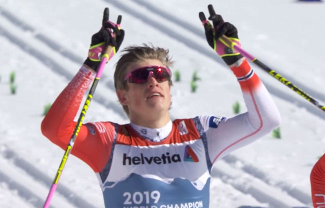 Норвежец Клебо – чемпион мира в лыжном спринте классическим стилем