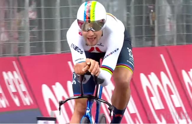 Джиро д’Италия-2021. Итальянец Филиппо Ганна выиграл «разделку», Андрей Пономарь – 124-й