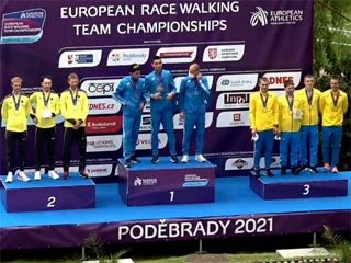 Украинцы выиграли две медали на командном чемпионате Европы по спортивной ходьбе
