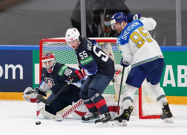 Хоккей. ЧМ-2021.  США обыграли Казахстан, Дания в овертайме победила Великобританию