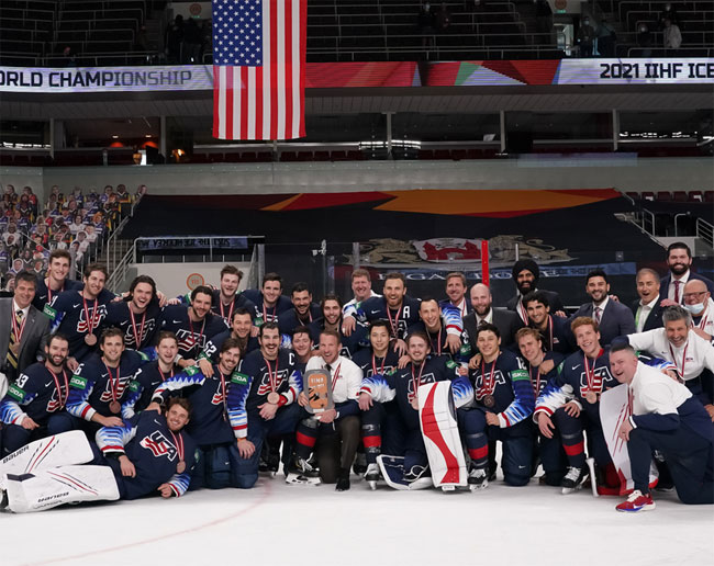 Хоккей. ЧМ-2021. Сборная США разгромила Германию в матче за бронзовые медали