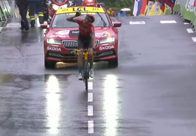 Тур де Франс-2021. Бельгиец Дилан Тойнс выиграл восьмой этап