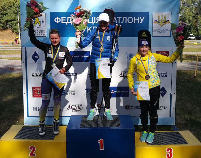 Блашко и Цымбал – выиграли гонки преследования на летнем чемпионате Украины по биатлону