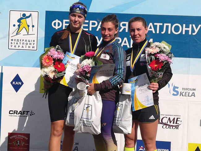 Дидоренко и Боровик – выиграли гонки с масс-старта на летнем чемпионате Украины по биатлону