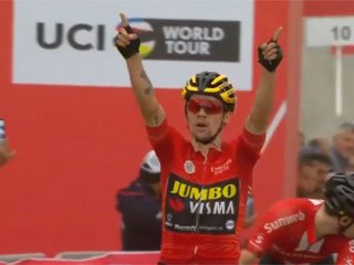 Словенец Примож Роглич признан лучшим велогонщиком 2019 года в Мировом туре