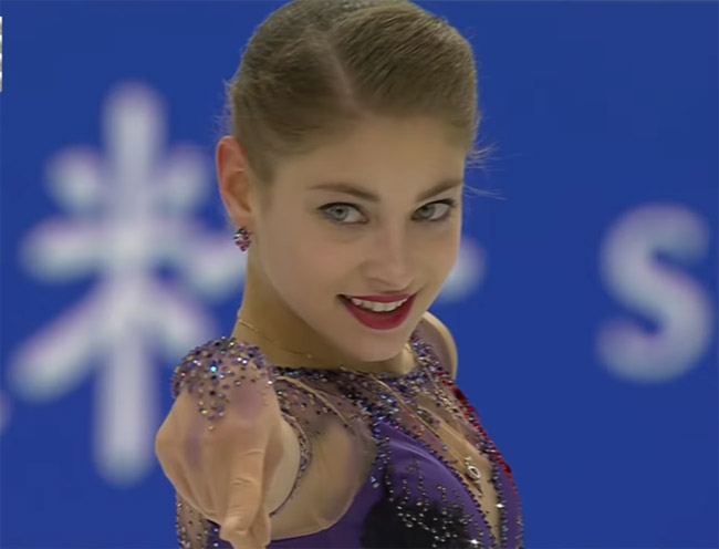 Россиянка Алина Косторная победили в  финале Гран-при по фигурному катанию (+Видео)