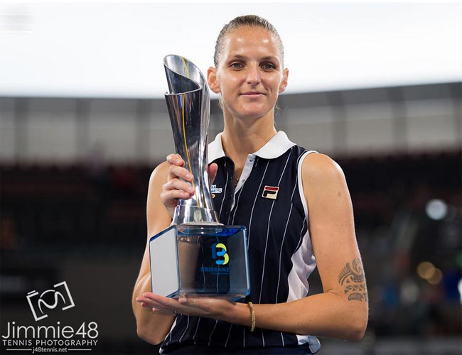 Каролина Плишкова защитила титул на турнире в Брисбене