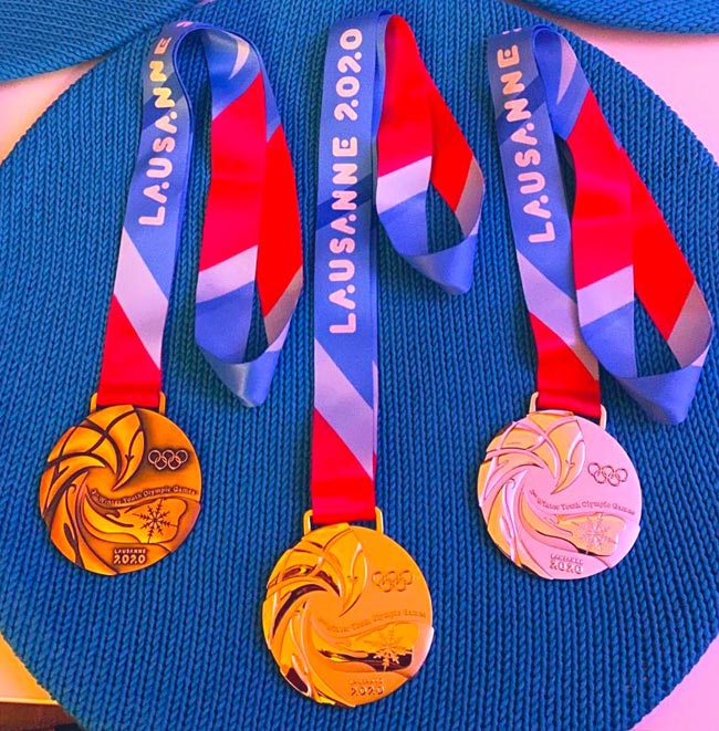 Сборная Украины завоевала четыре медали на Юношеских ОИ в Лозанне