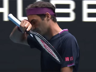 Australian Open. Федерер в пяти сетах одолел Сандгрена и  пробился в 1/2 финала