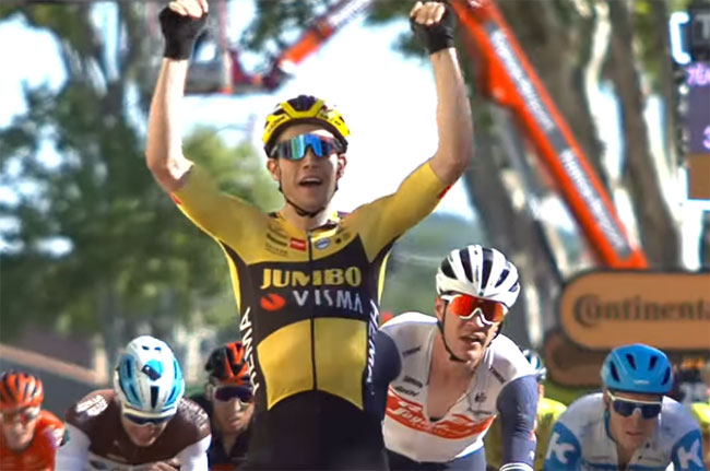 «Тур де Франс».  Бельгиец  Воут ван Арт выиграл 7-й этап