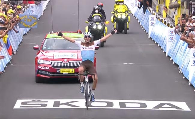 «Тур де Франс».  Француз Нанс Питерс выиграл 8-й этап