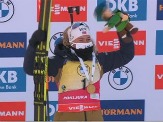 Тириль Экхофф установила женский рекорд чемпионатов мира по биатлону