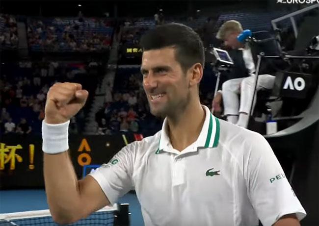 Australian Open. Джокович стал чемпионом, обыграв Медведева