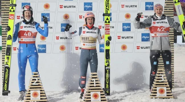 Австриец Крафт – чемпион мира в прыжках на лыжах с трамплина HS-137 +Видео)