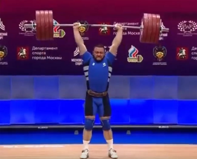 Штангист Дмитрий Чумак – чемпион Европы в весовой категории до 109 кг