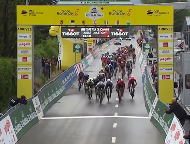 «Тур Романдии». Словак Саган выиграл первый этап многодневки
