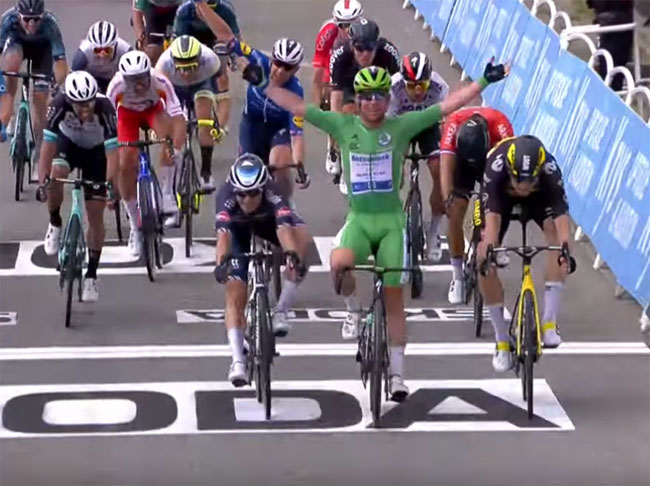 Тур де Франс-2021. Британец Марк Кавендиш выиграл деcятый этап