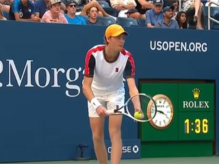 US Open. Синнер в пяти сетах одолел Монфиса и в 1/8 финала встретится со Зверевым