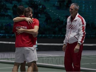 Davis Cup Finals: Хорватия победила Италию и вышла в полуфинал