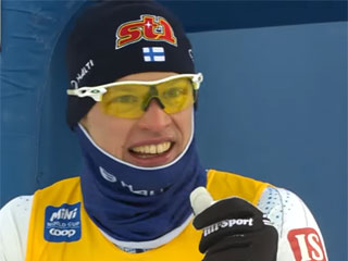 Финн Иво Нисканен победил в разделке на 15 км  «классическим стилем на «Тур де Ски»