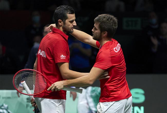 Davis Cup Finals. Мектич и Павич вывели Хорватию в финал, обыграв Джоковича и Краиновича