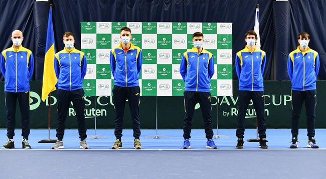 Сборная Украины по теннису  – 34-я в рейтинге Кубка Дэвиса по итогам сезона-2021