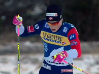 Йоханнес Клебо прокомментировал победу в спринте на втором этапе «Тур де Ски»