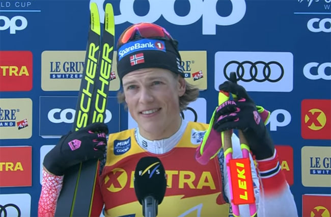 Норвежец Клебо победил в общем зачете «Тур де Ски»; Сюр Рёте выиграл гонку в гору