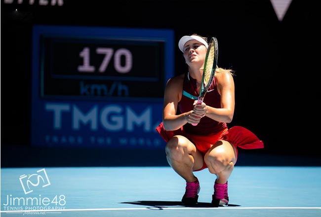 Australian Open. Марта Костюк проиграла Пауле Бадосе в третьем круге