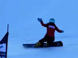 Сноубордистка Аннамари Данча завоевала золото  на домашнем этапе Кубка Европи в Буковеле