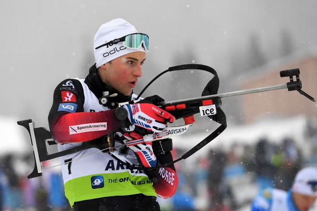 Норвежец Аспенес выиграл гонку преследования на чемпионате Европы по биатлону; Труш – 20-й