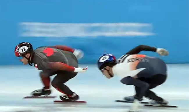 Олимпиада 2022. Канадские шорт-трекисты победили в эстафете на 5000 метров