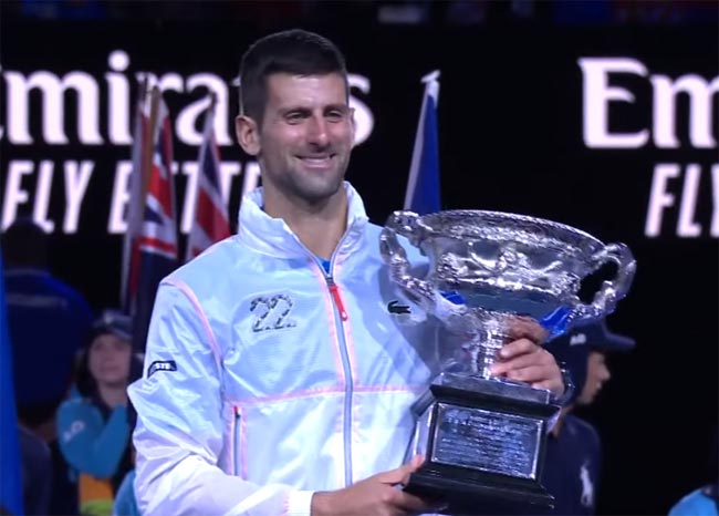 Australian Open-2023. Джокович став чемпіоном, обігравши в фіналі Циципаса