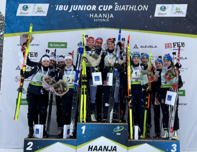 Українські юніорки виграли бронзу в естафеті на етапі кубка IBU в Естонії