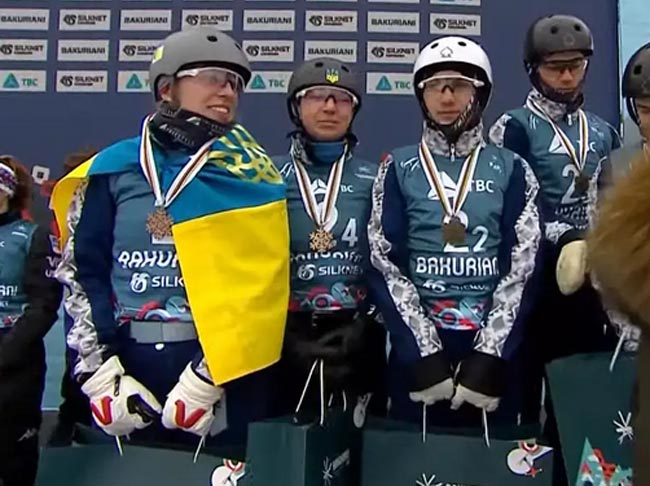 Україна вперше в історії здобула медаль у командних змаганнях на ЧС з лижної акробатики (+Відео)